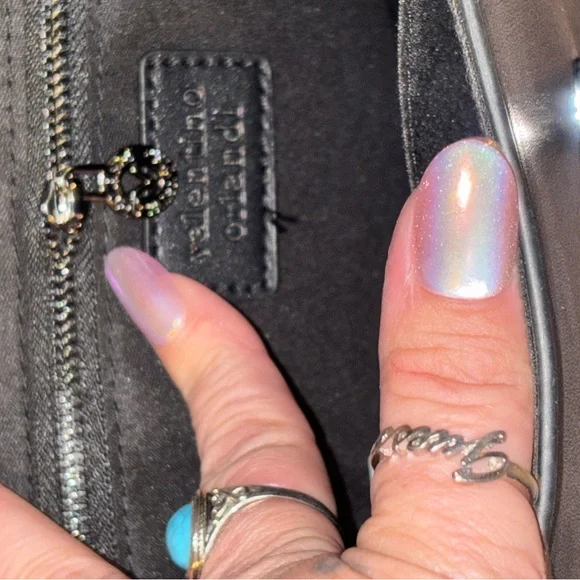 Valentino Orlandi Black Crossbody Bag with Studs - Picture 8 of 11